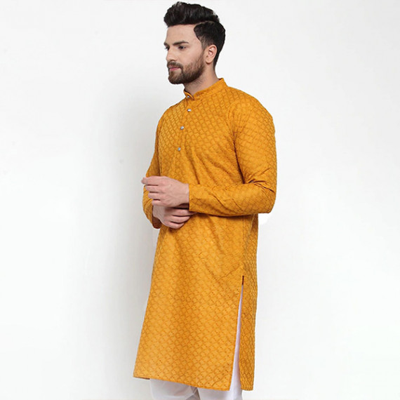 https://letshopz.com/products/men-mustard-yellow-thread-work-cotton-kurta