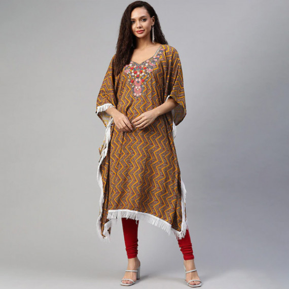 https://letshopz.com/products/women-orange-brown-geometric-printed-thread-work-pure-cotton-kaftan-kurta