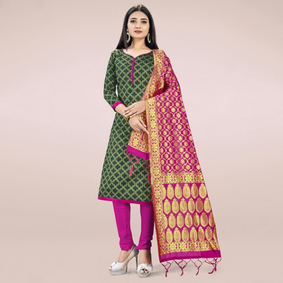 https://letshopz.com/products/green-pink-unstitched-dress-material