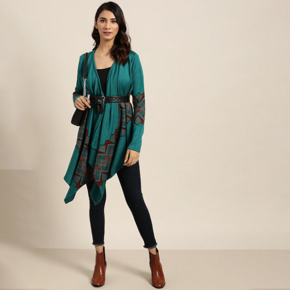 https://letshopz.com/products/women-teal-green-black-geometric-patterned-longline-waterfall-shrug