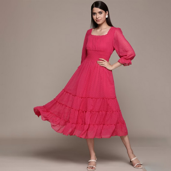 https://letshopz.com/products/fuchsia-solid-chiffon-smocked-tiered-midi-dress