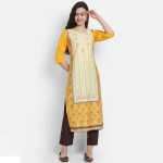 Women Multicoloured Pack Of 6 Crepe Kurta