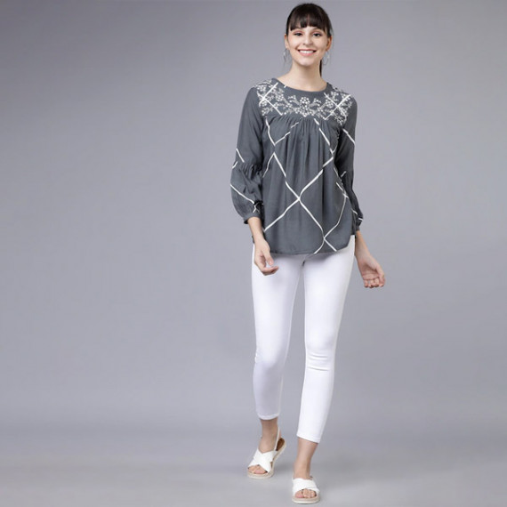 https://letshopz.com/products/women-grey-and-white-printed-a-line-top