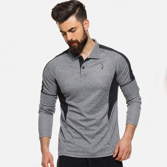 https://letshopz.com/products/men-grey-black-colourblocked-polo-collar-t-shirt