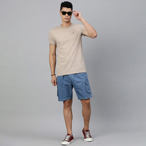 https://letshopz.com/products/men-blue-solid-pure-cotton-denim-cargo-shorts