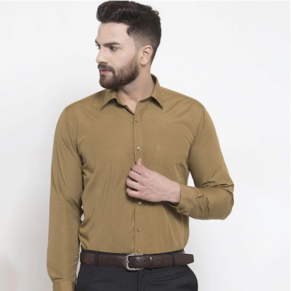 https://letshopz.com/products/men-khaki-slim-fit-solid-formal-shirt