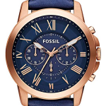 Fossil Analog Blue Dial Men's Watch